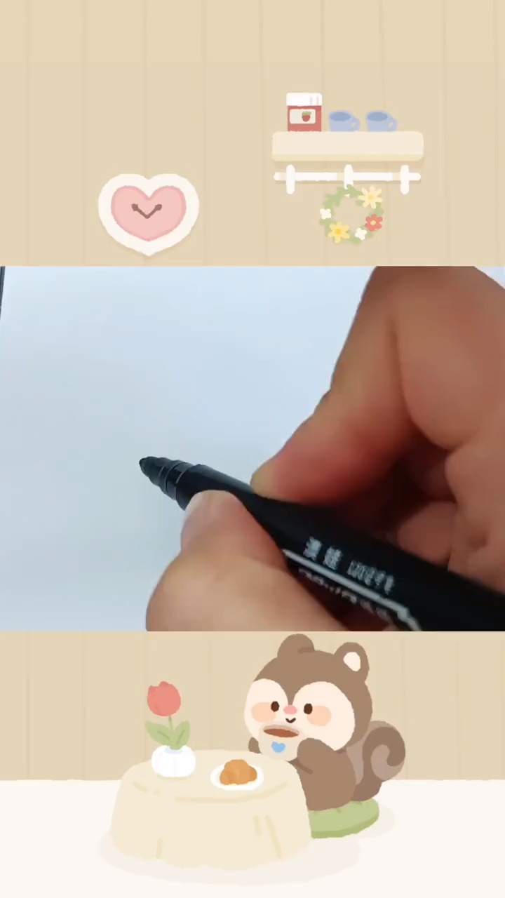 #简笔画#小朋友们,咱们用两个数字“2”画大鲨鱼,看看你们能不能学会呀!