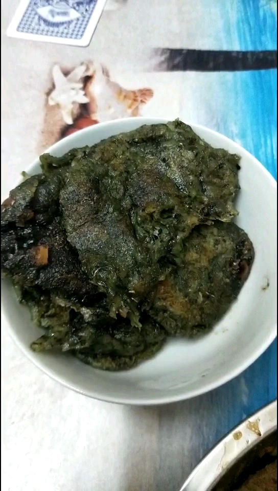 艾叶饼,好吃又香,就是有点粘牙