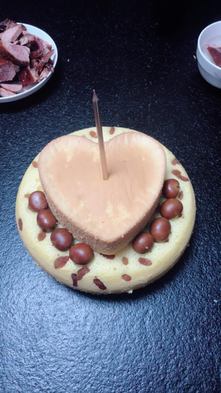 自制爱心生日蛋糕