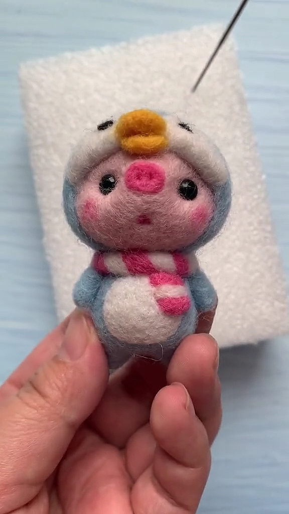 #羊毛毡#有没有想要跟我一起学习做羊毛毡的呀,评论区里留言