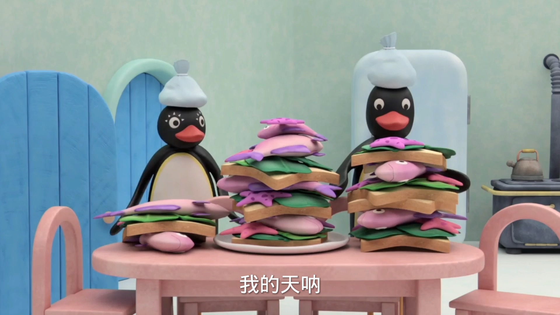 #动画#大都会小企鹅配音版