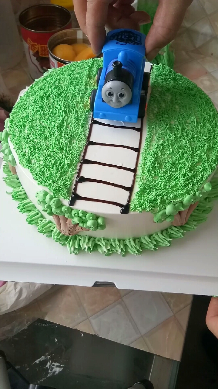 #创意美食#托马斯蛋糕制作