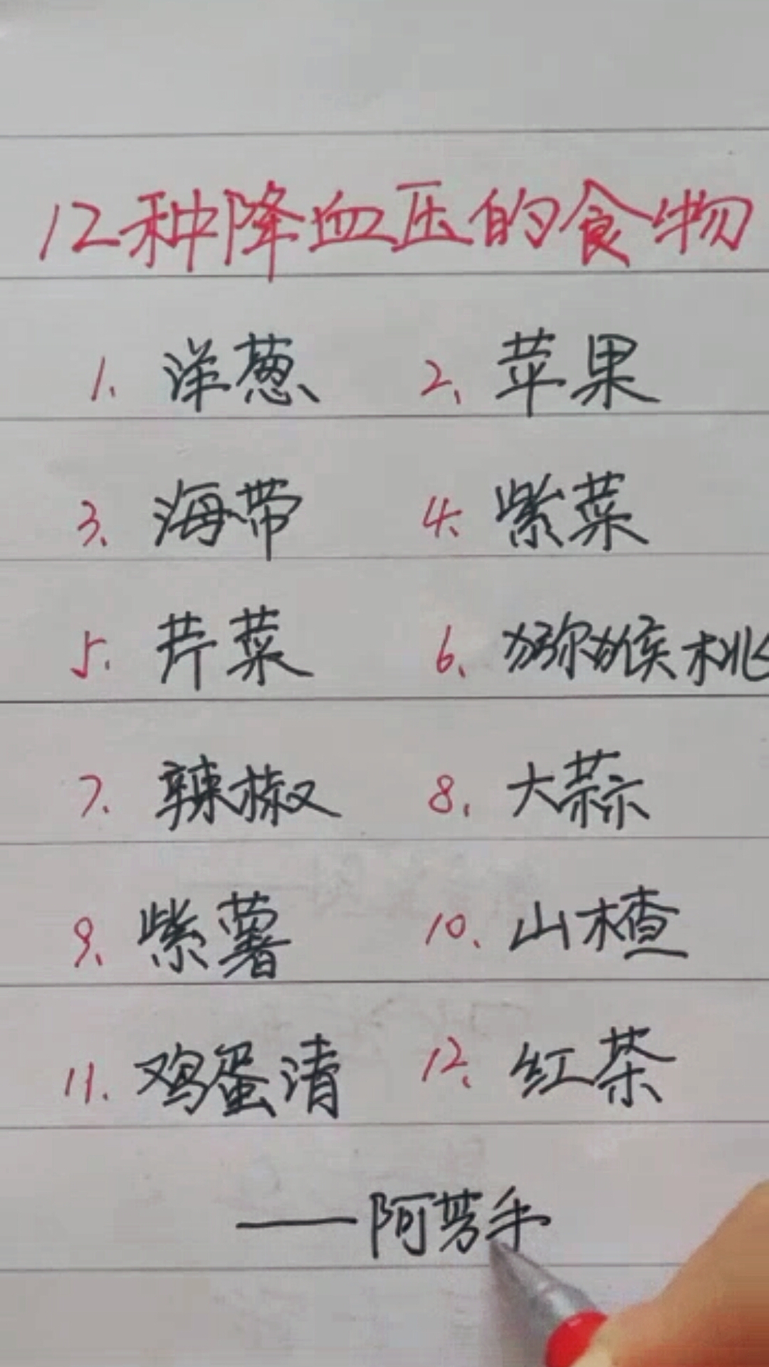 辣椒等12种降血压食物,希望大家收藏!