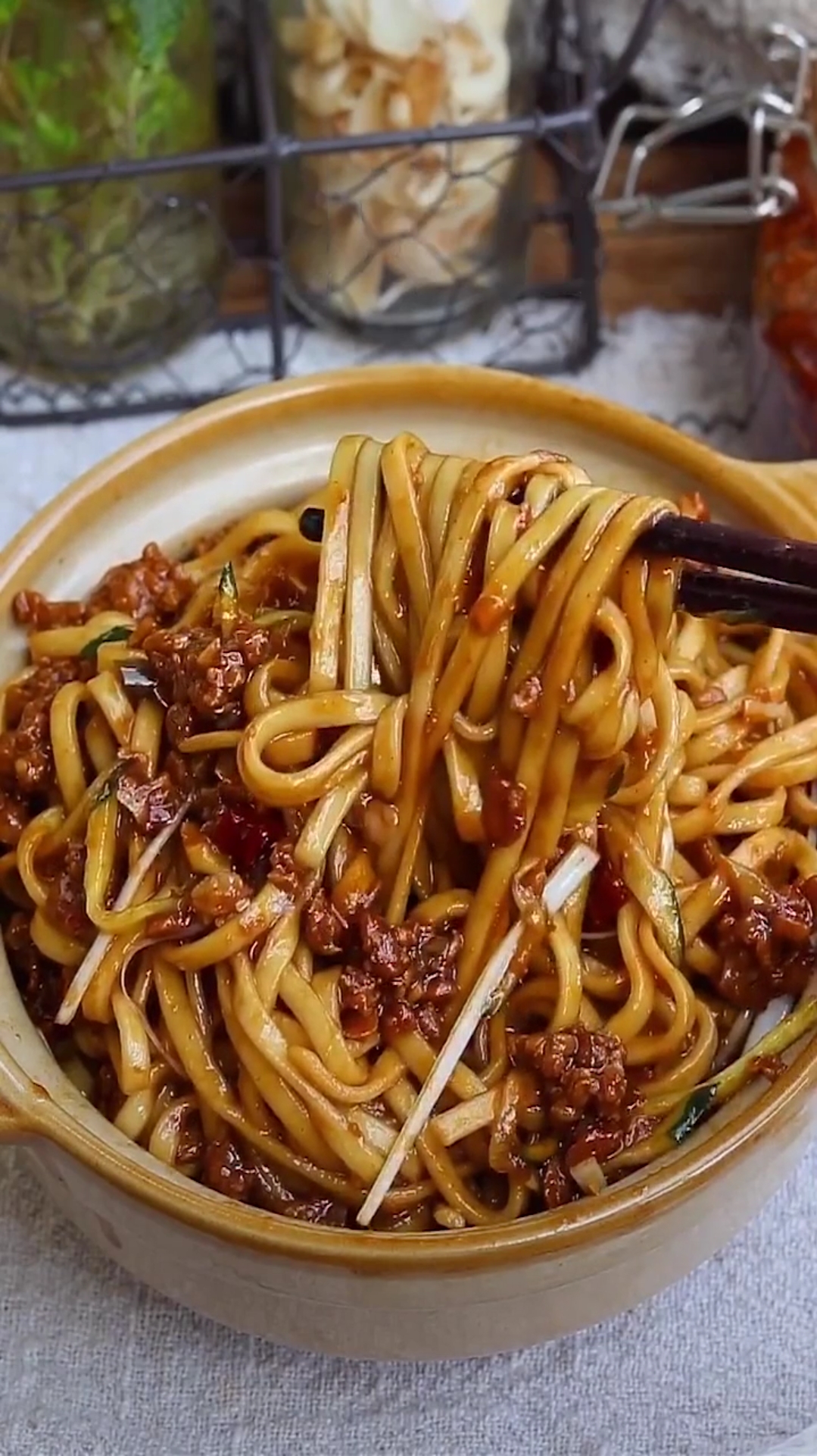 #贴秋膘# 自制老北京炸酱面,一碗不够吃