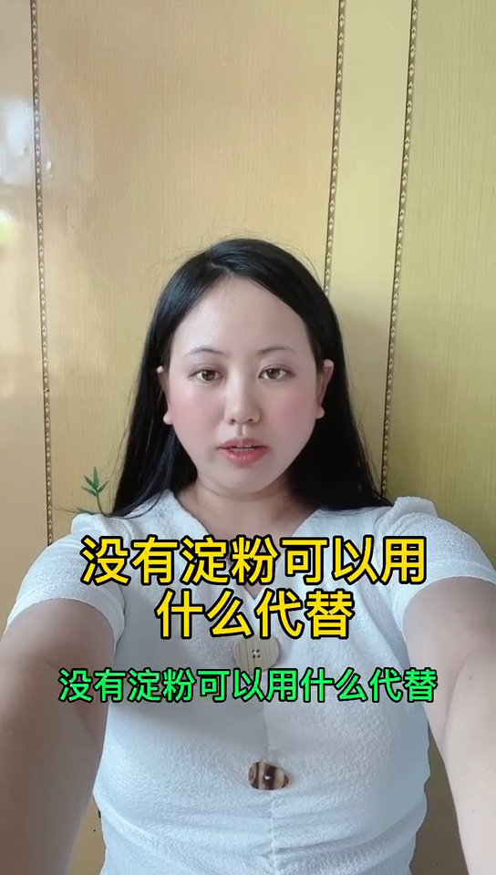 没有淀粉可以用什么代替