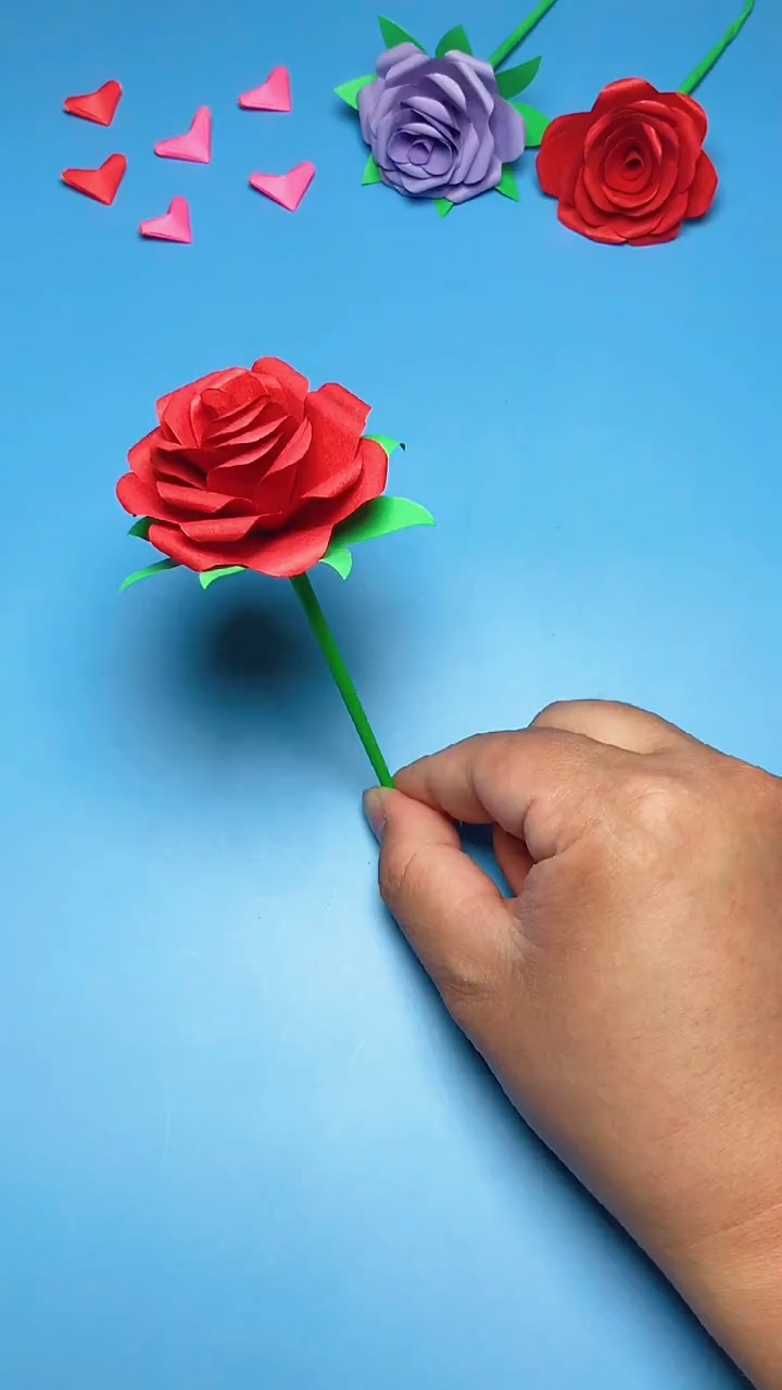 教你一看就会做的玫瑰花!