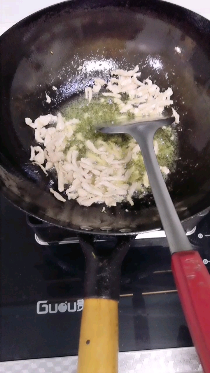 芸豆炒酱爆肉丝