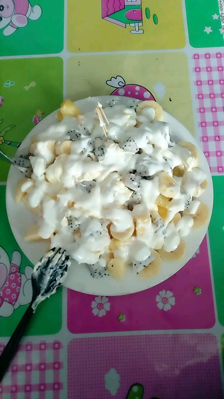 自制酸奶式水果沙拉超级好吃