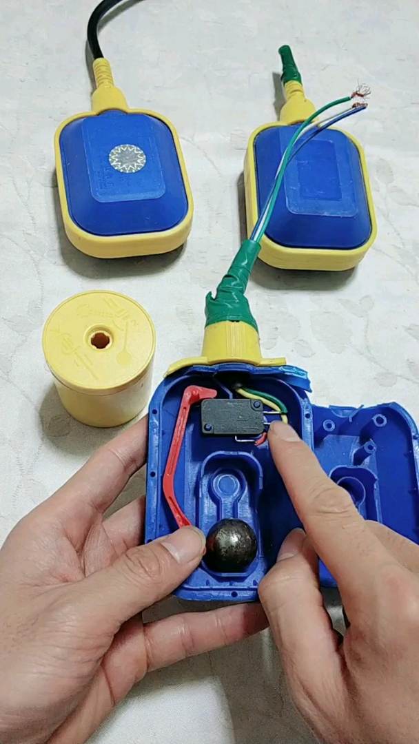 浮球液位开关的内部结构,这下子明白了吧