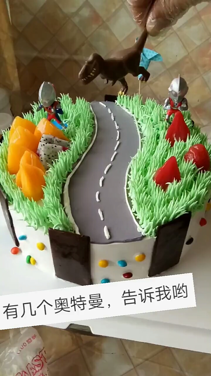 #全民爱美食#网红生日蛋糕制作