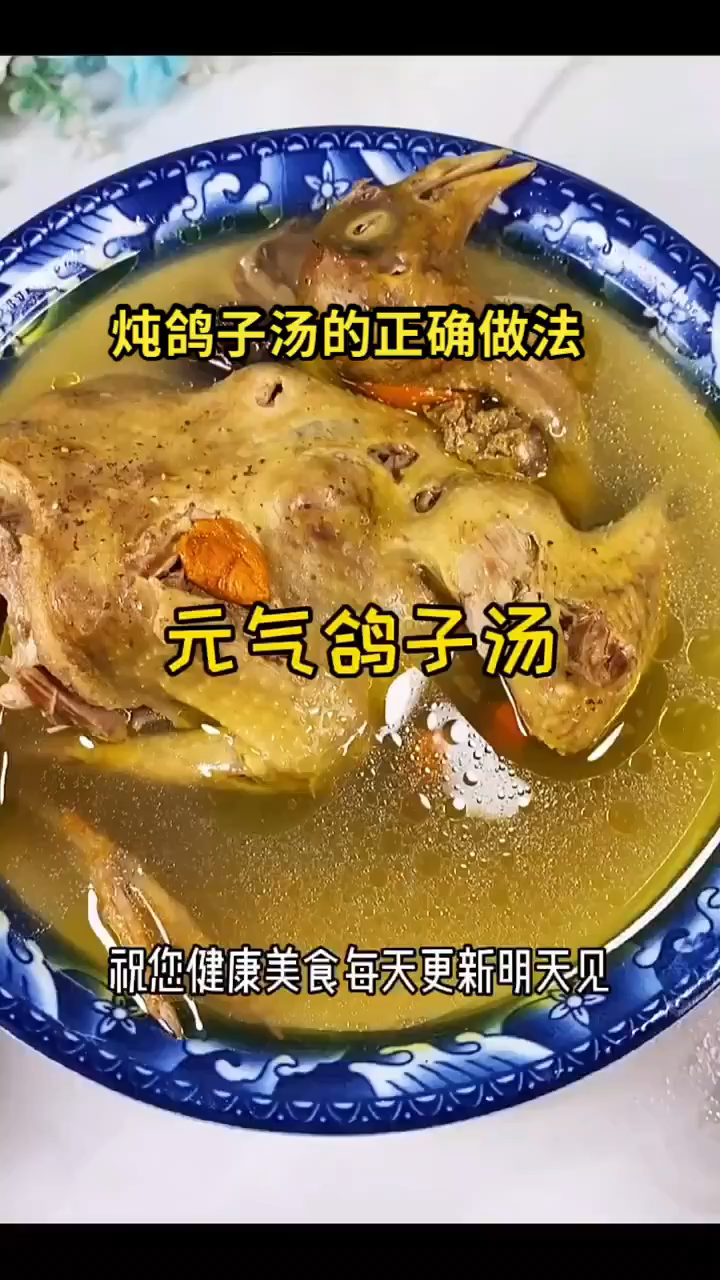 炖鸽子汤的正确做法