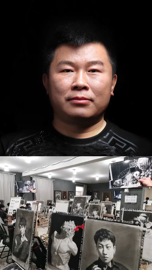 刘斌超写实特训营201903长期写实素描领画作业步骤图