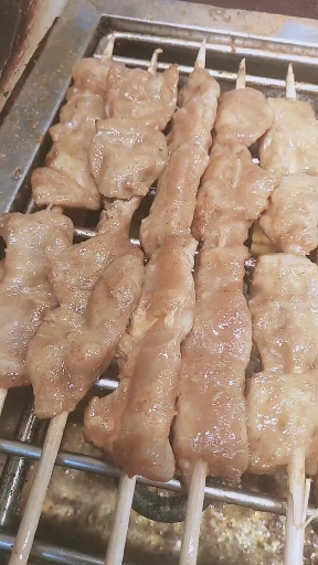 又是来的新货,小猪肉串