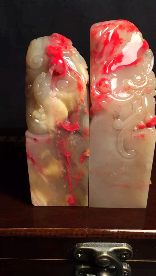 巴林鸡血石印章
