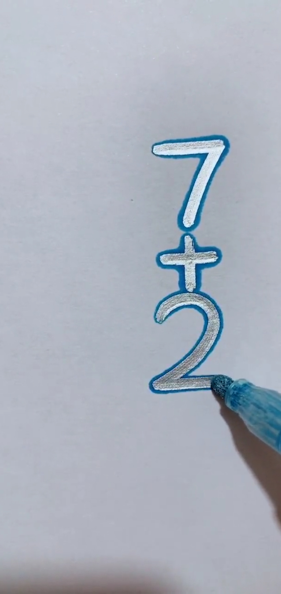 #简笔画#7+2=9画老鼠,太可爱了!