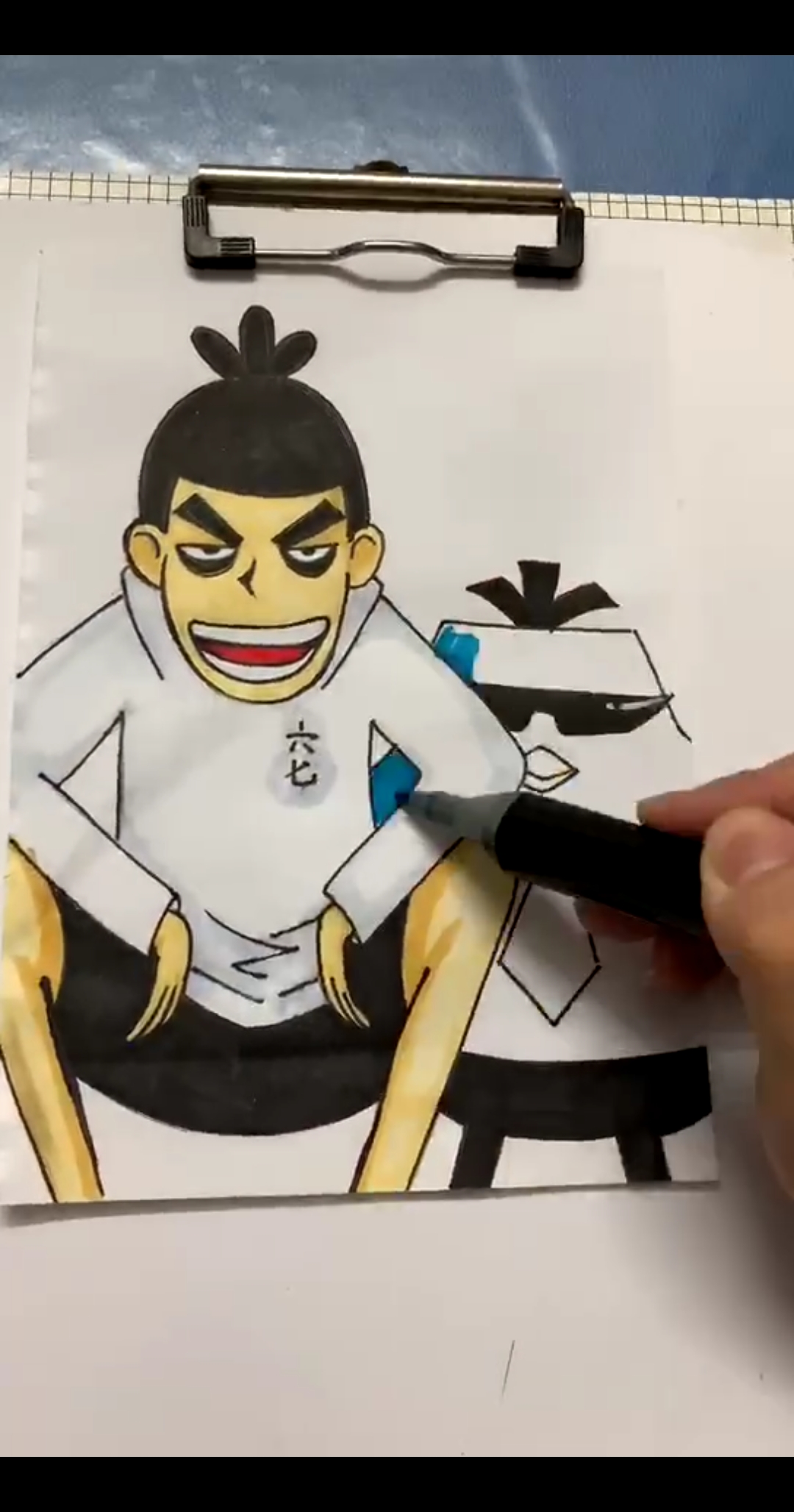 #我要上热门#鸡大保和伍六七高兴时的样子
