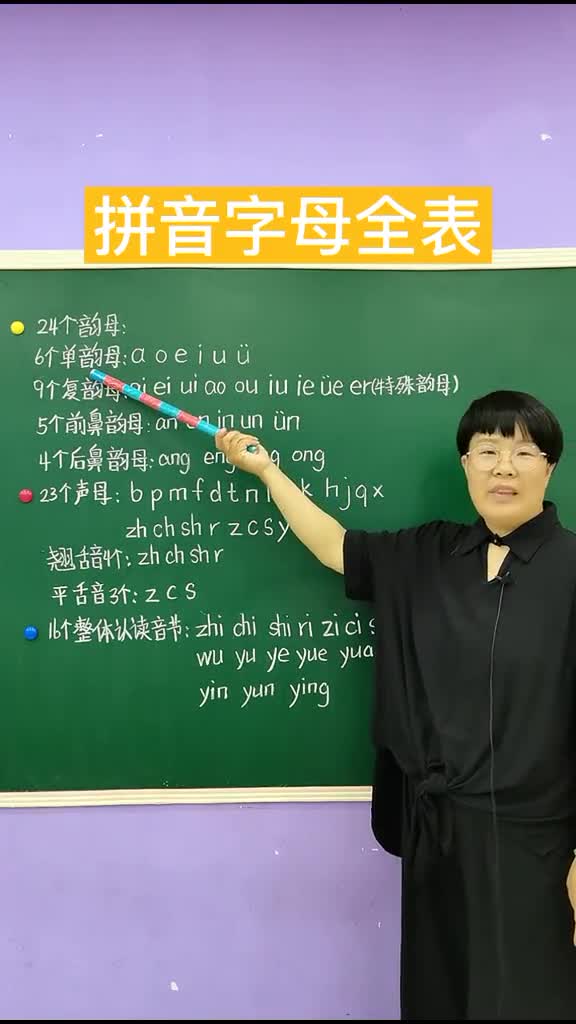 拼音字母全表,家长赶紧给宝宝收藏吧幼小衔接拼音一年级语文学浪计划@