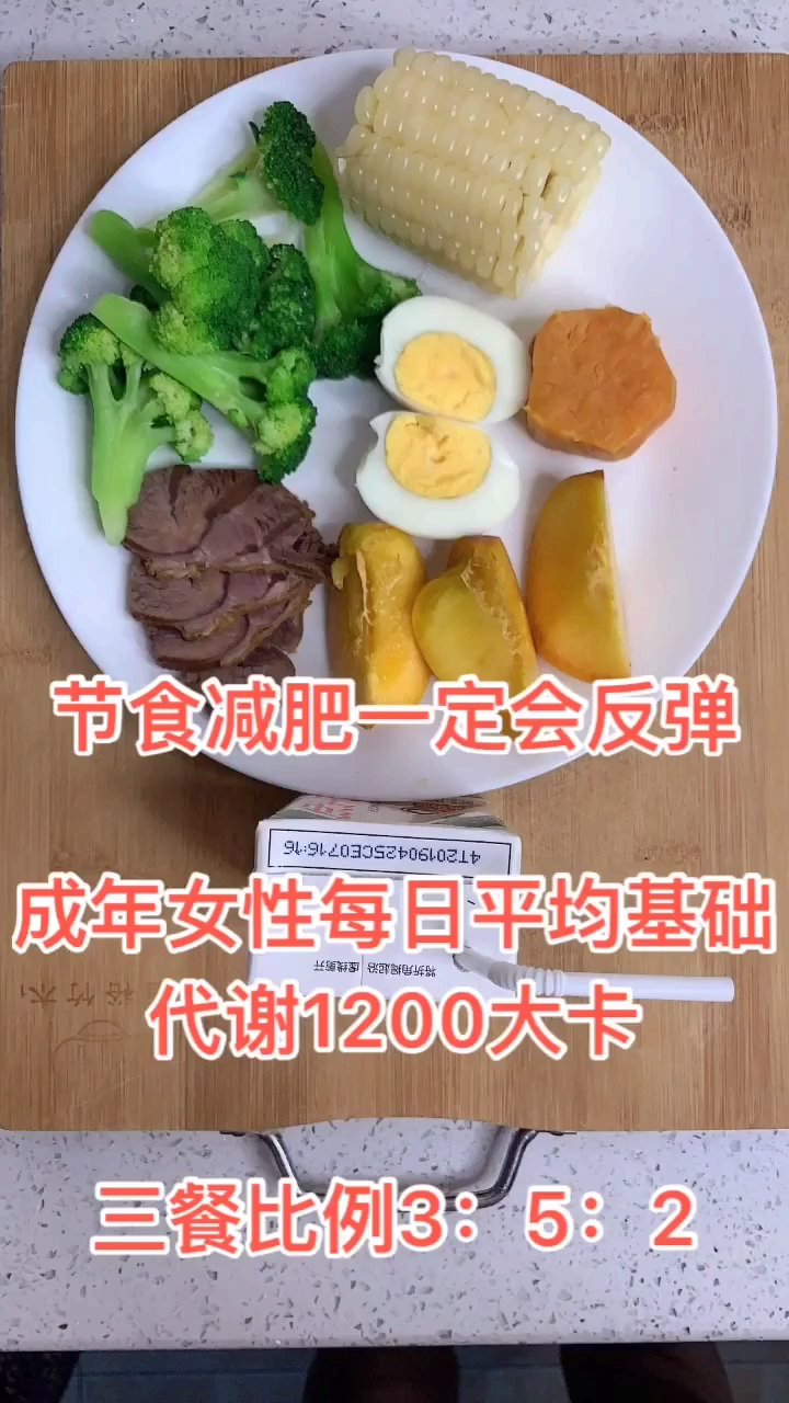 减肥不可节食,节食必反弹