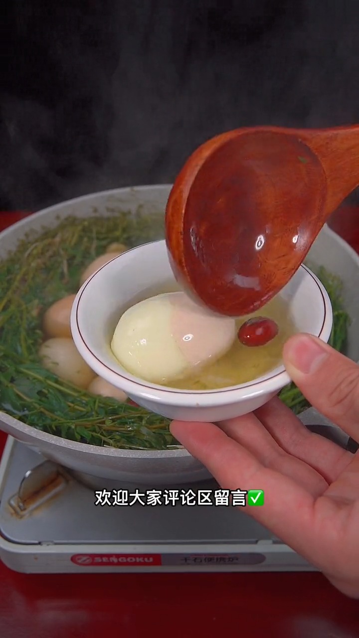 #美食#三月三你也做个荠菜煮鸡蛋