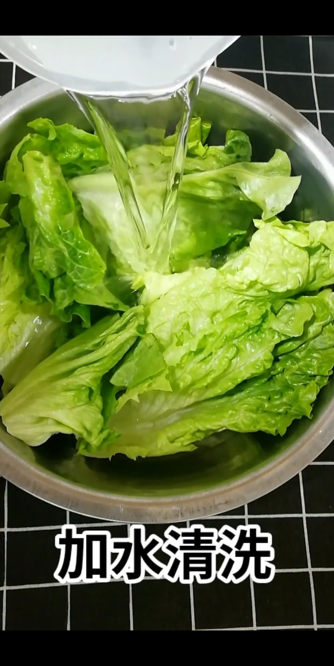 #美食记#清淡菜《白灼生菜》制作过程分解注意看制作手法
