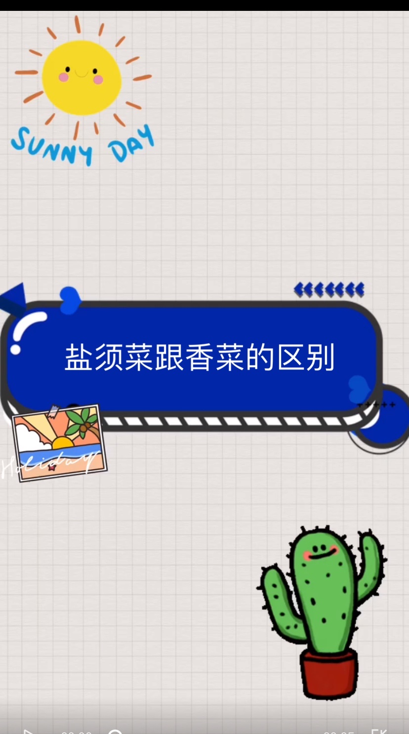 盐须菜跟香菜的区别