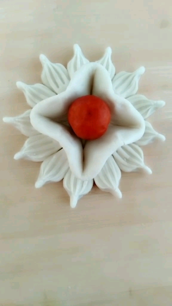 #秀出你的拿手菜#大枣花样馒头