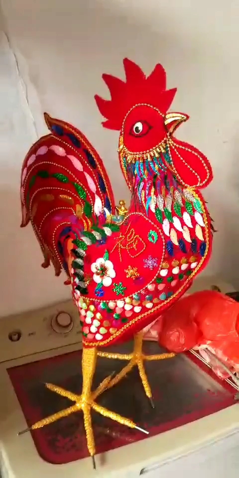 手工大公鸡真漂亮