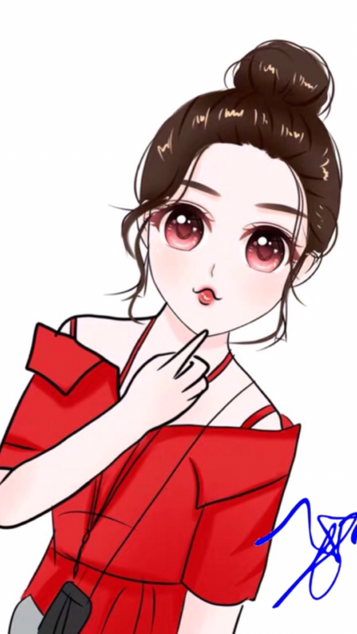 #小姐姐#这么可爱的卡通头像和个性签名 有没有人想要的[愉快] 免费帮你们设计制作 