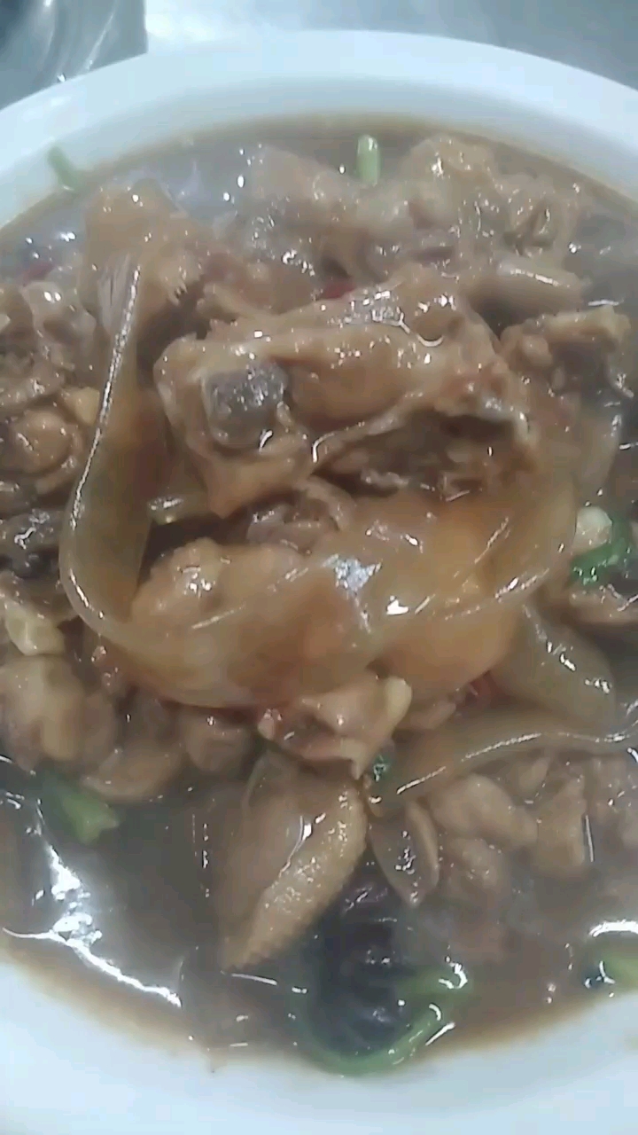 #食神大PK#小笨鸭炖宽粉。