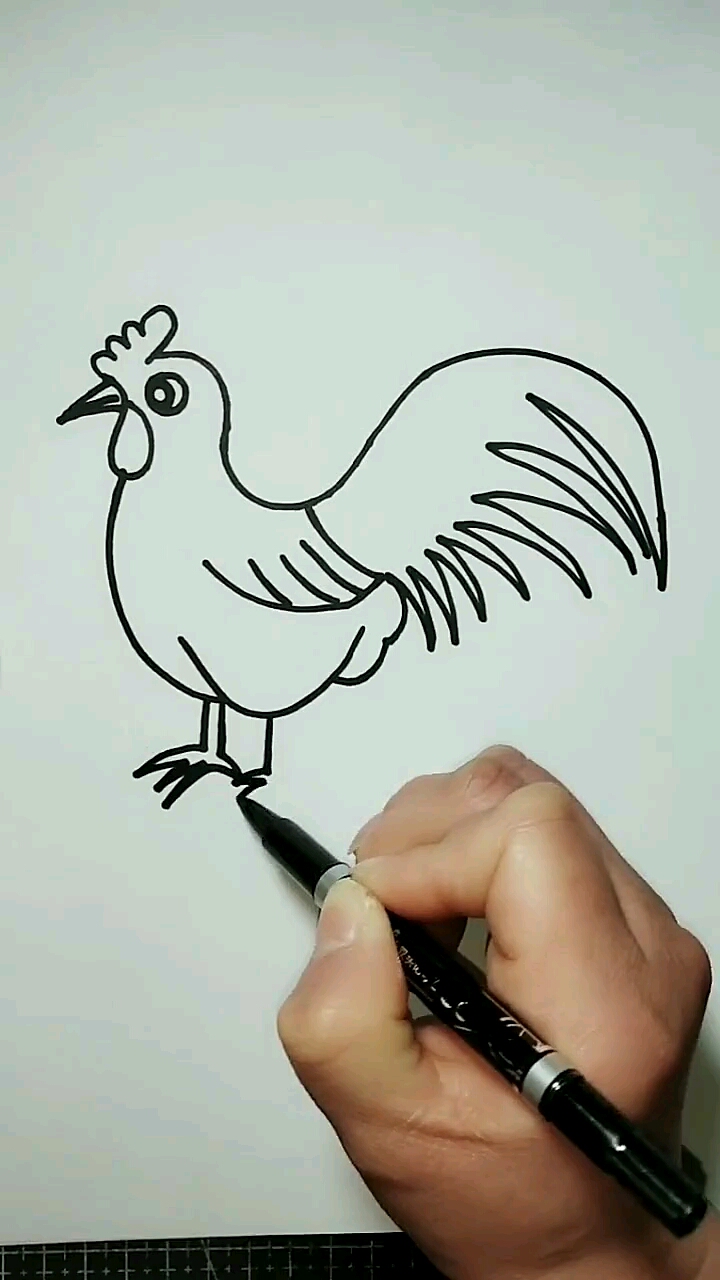 清早起来打开窗,小公鸡打鸣