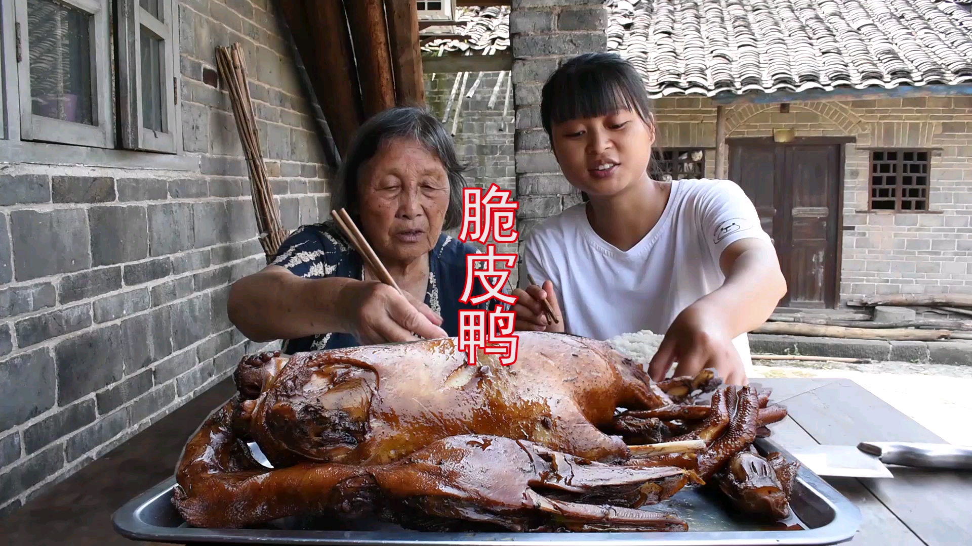 #家乡特色美食#外婆要吃脆皮鸭,做一个四川家常版