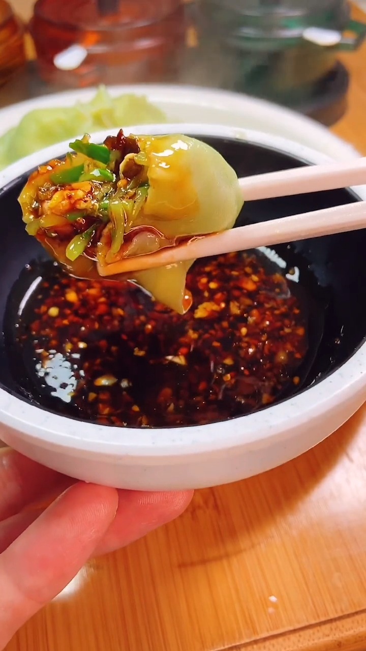 黄瓜磷虾肉饺子,一定冷冻保存