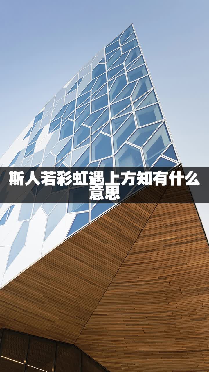 斯人若彩虹遇上方知有什么意思