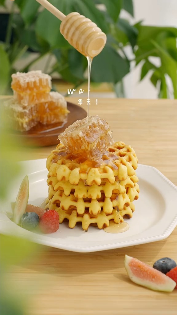 椰椰华夫饼+零糖椰汁,好吃好喝不腻口!