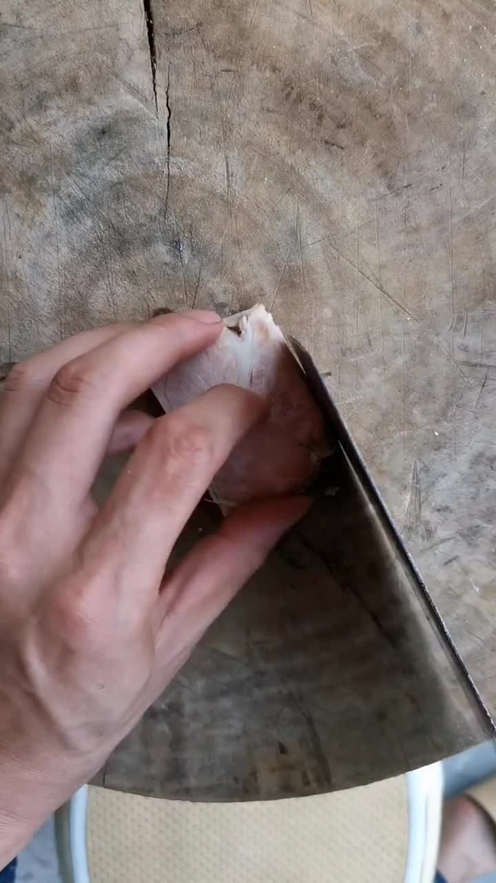 肉丁的正确切法,你们有兴趣的可以试试