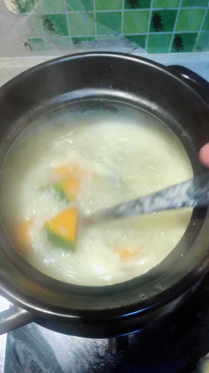一锅南瓜白米粥