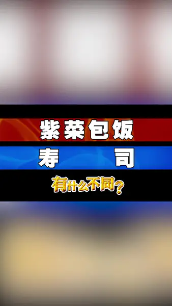 紫菜包饭和寿司有何不同