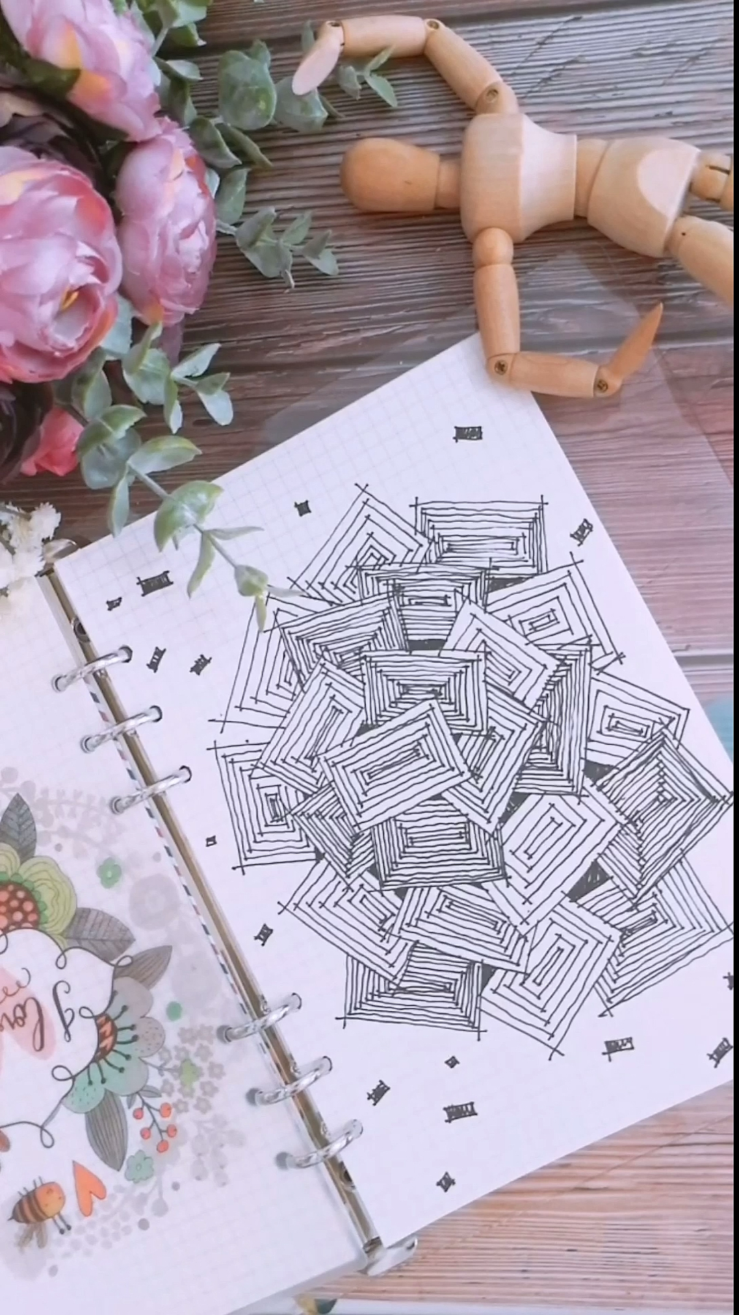 #快要憋疯的你#小萝卜的解压简笔画来喽 快来解解压