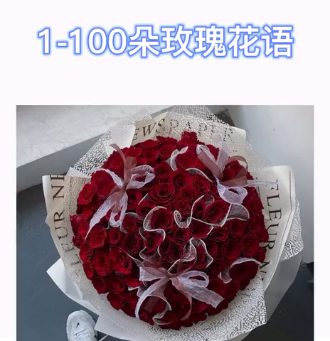 一百朵花代表什么意思