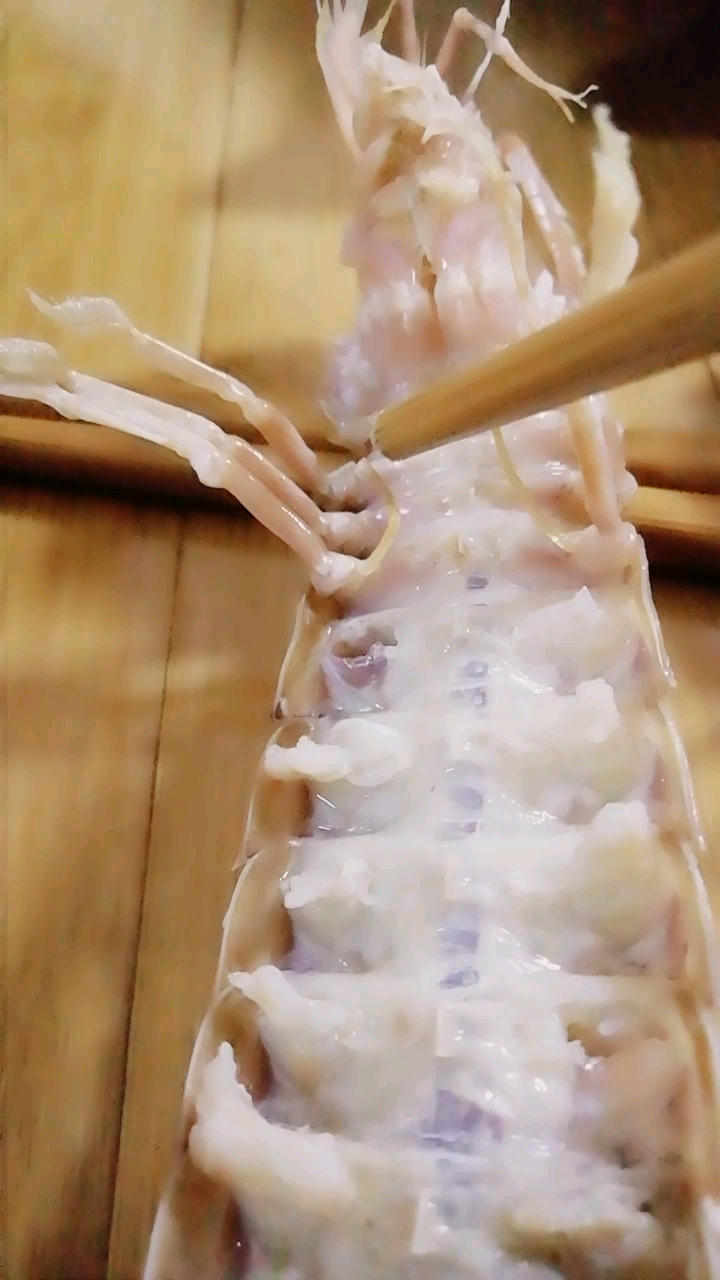 皮皮虾,教你快速识别有籽没籽皮皮虾,仔细看看,多俩小腿的是没籽的,给赞啊百分百准