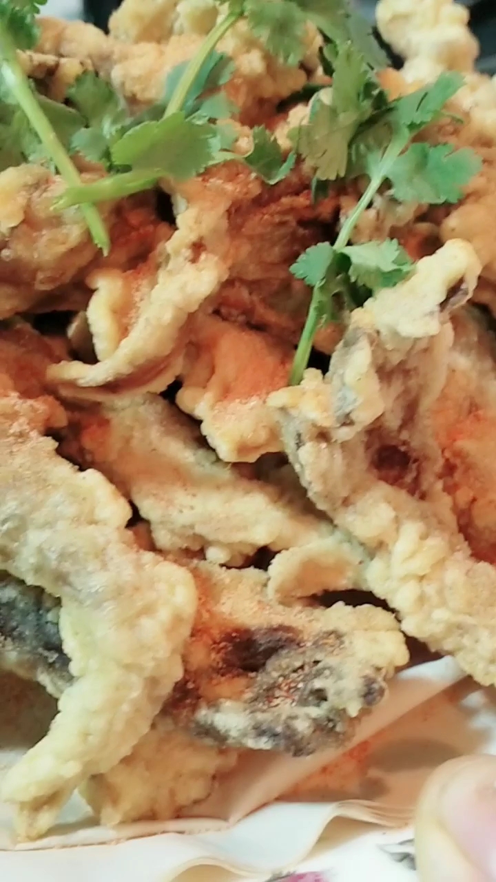 分享家常做法干炸蘑菇教程