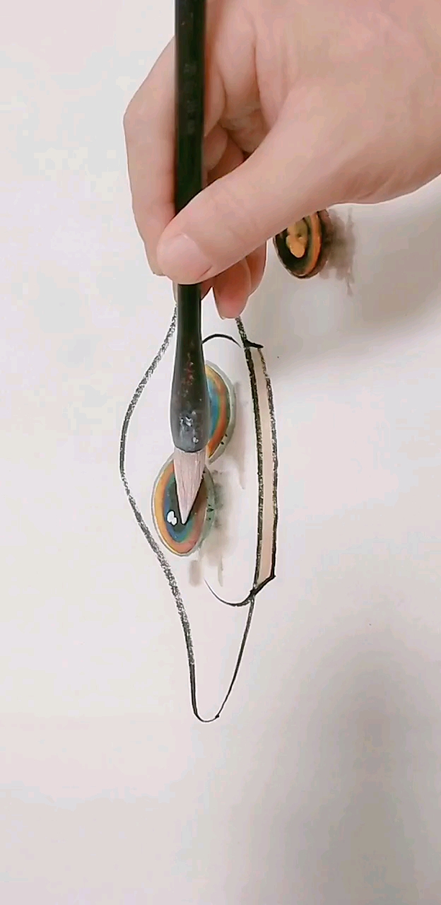 松花蛋也能用国画表现