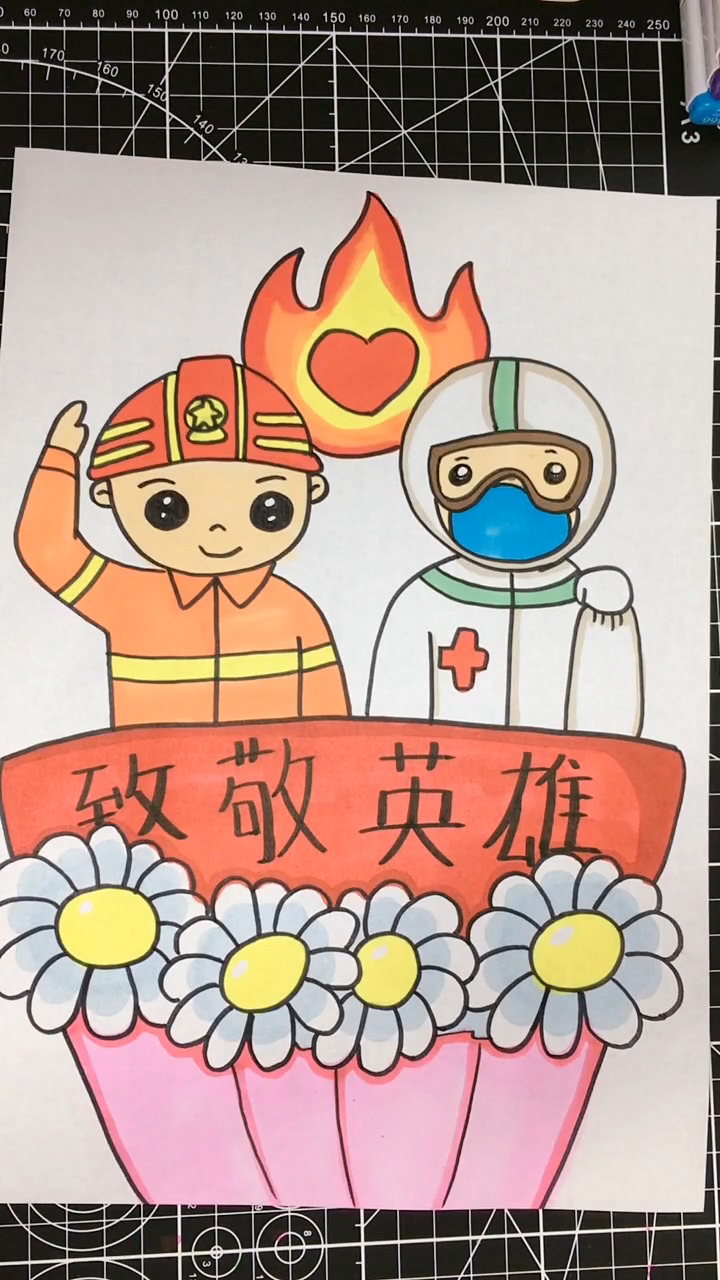#简笔画#致敬民族英雄,希望祖国越来越强大
