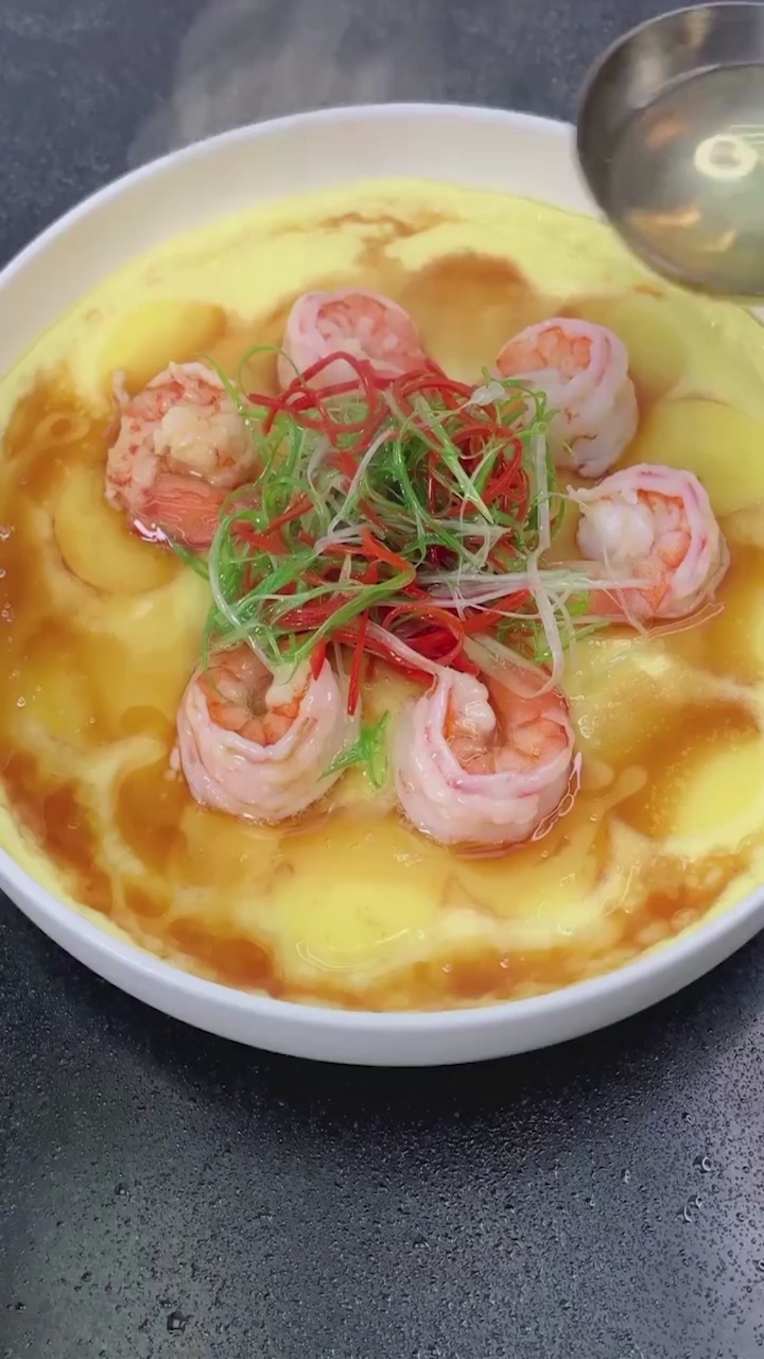 虾仁鸡蛋羹,简单又好做