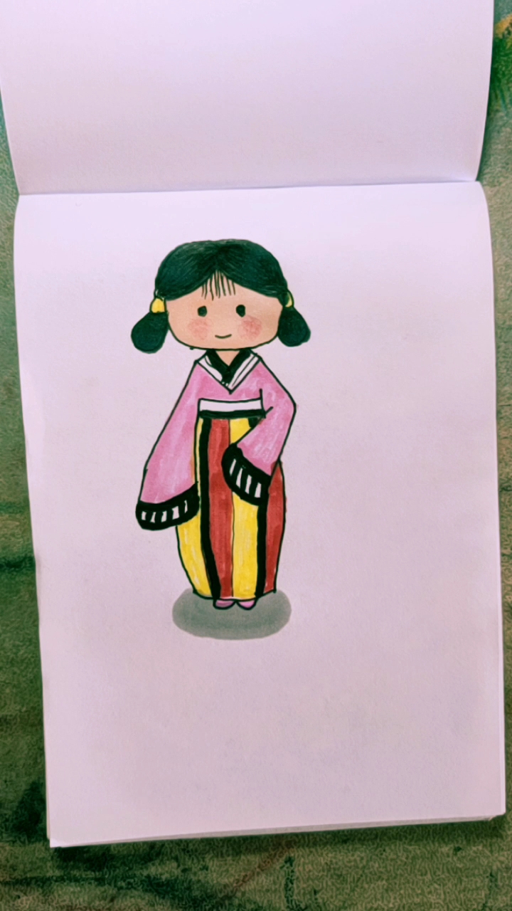 教你画古风卡通人物
