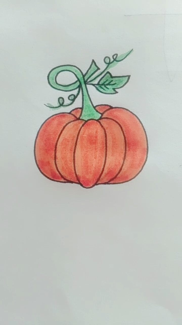 南瓜简笔画