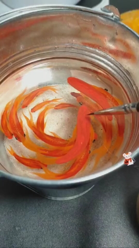 简笔画之红鲤鱼,简单模式vs困难模式,不知道的以为技能开大了