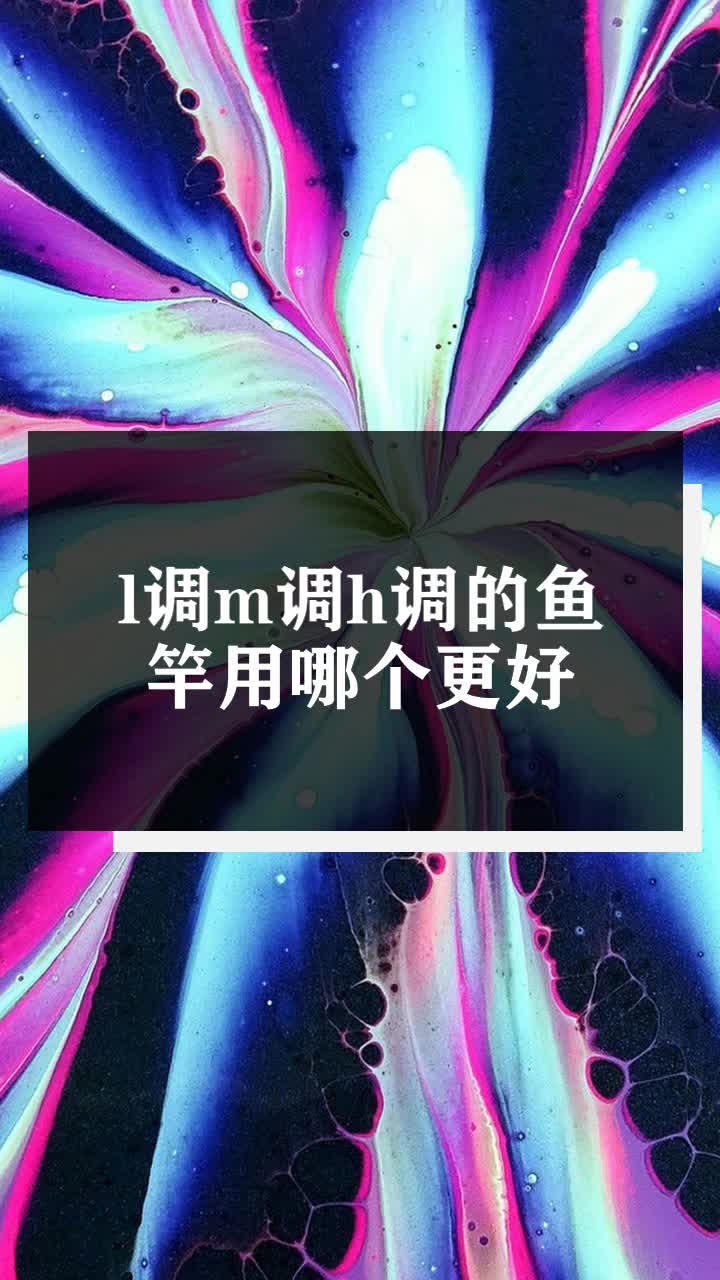 l调m调h调的鱼竿用哪个更好