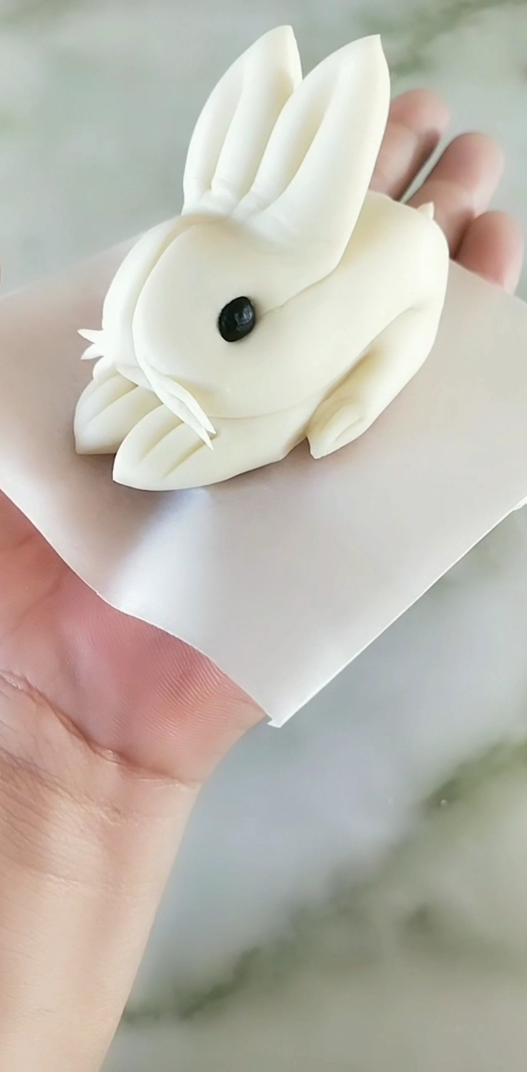 #一点一点学面食#面条变小兔子。