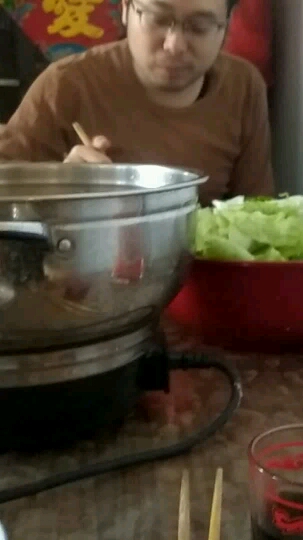 吃涮羊肉看照片